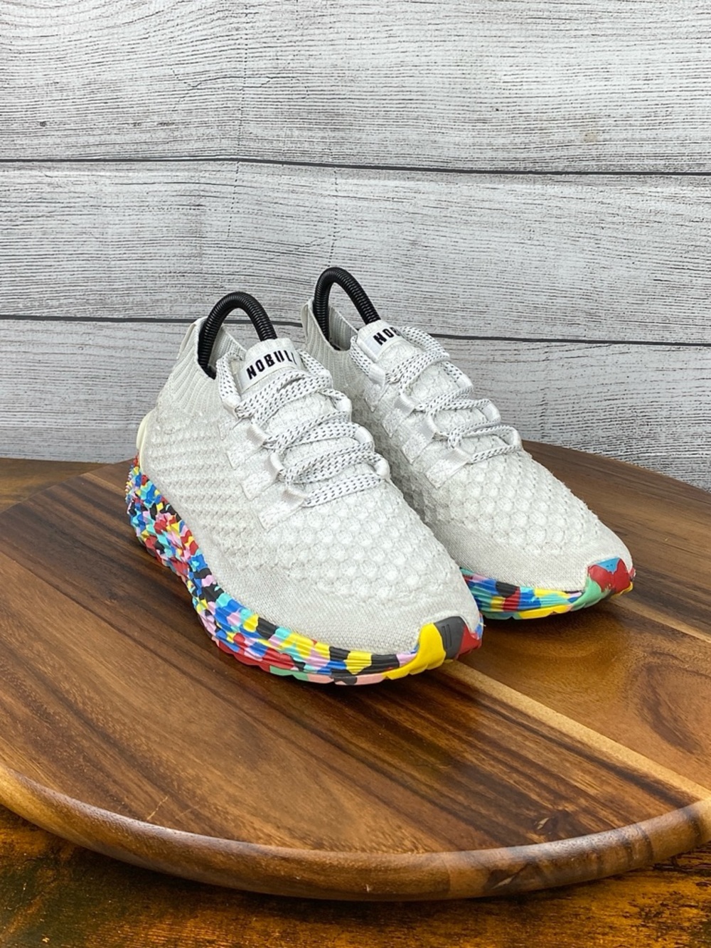 NOBULL Women’s Allday Diamond Knit Runners Wild Print Shoes Sneaker Size 7 - Picture 3 of 12